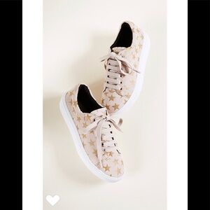 Rebecca Minkoff Nadia Galaxy Print Sneakers Pink​​​​​​​​​